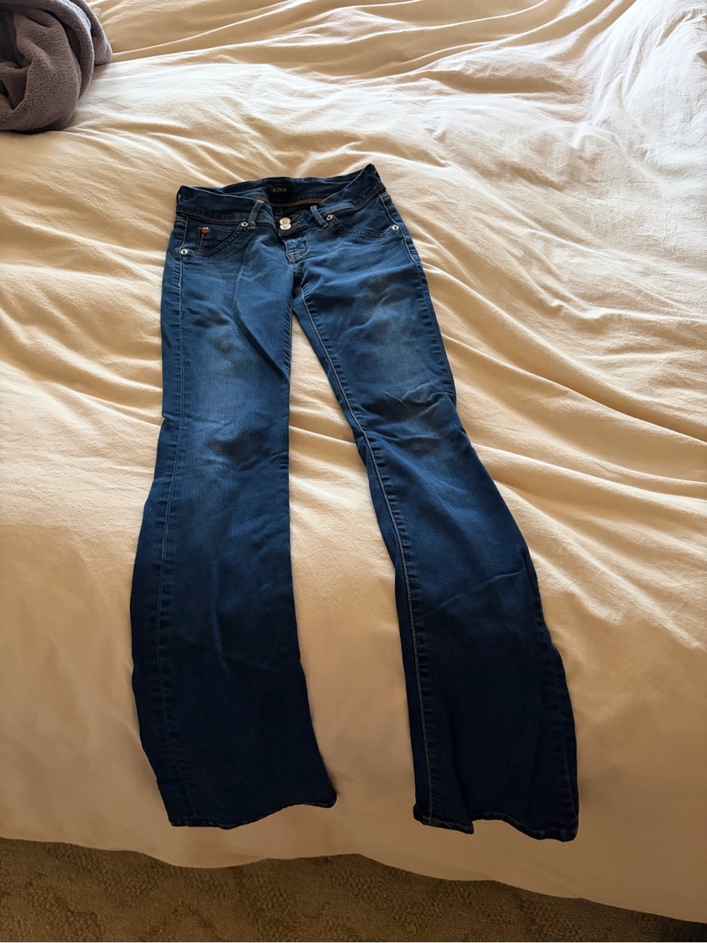 Hudson Jeans Dark Blue Bootcut Stretch Denim